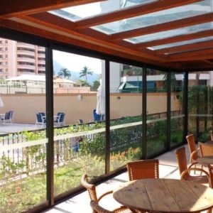 Pergolado aço corten Barra da tijuca